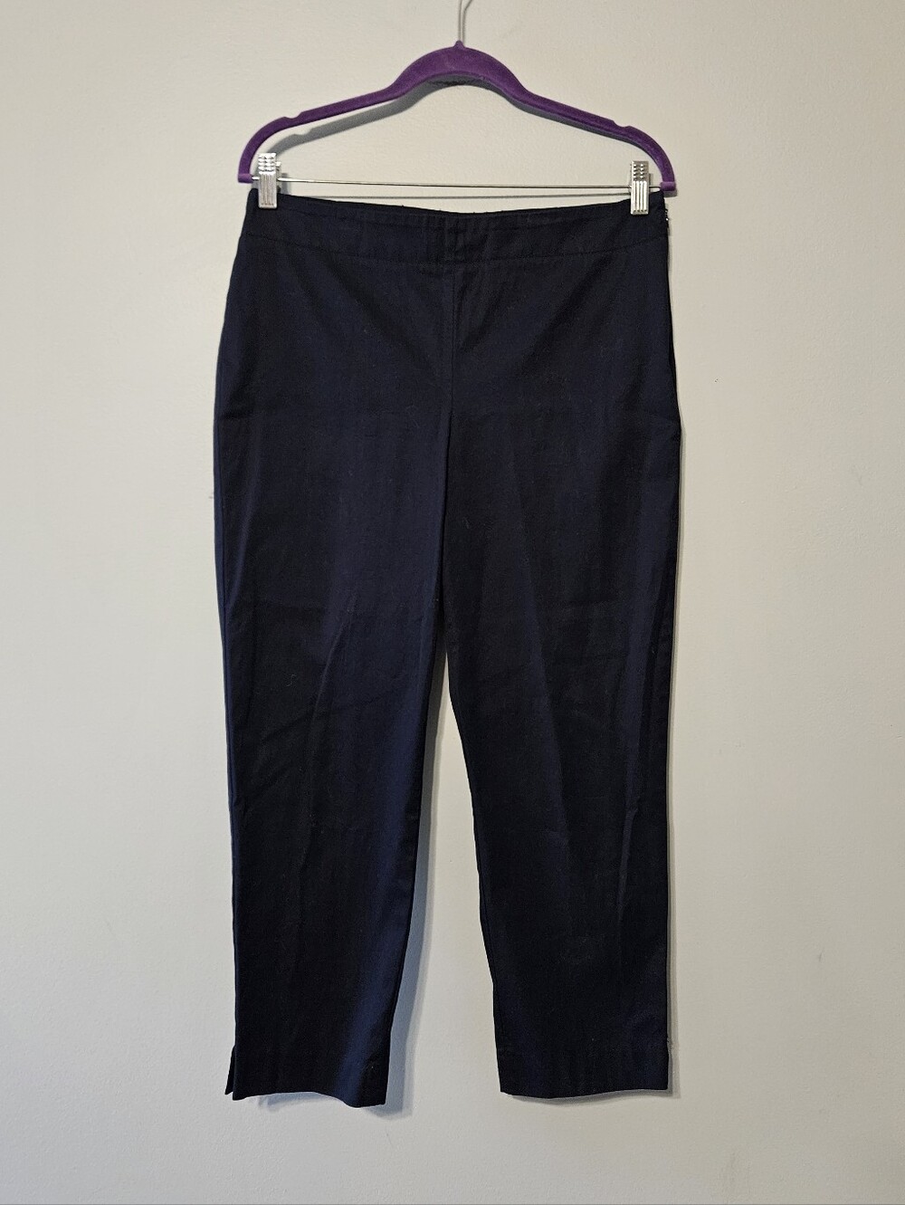 Talbots Heritage Navy Ankle Straight-Leg Pants